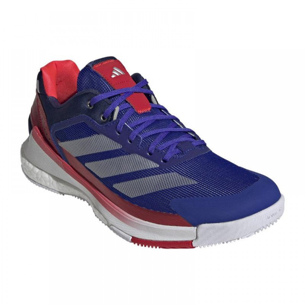 Adidas Crazyquick Boost Padel Blu Argento Bianco Sneakers