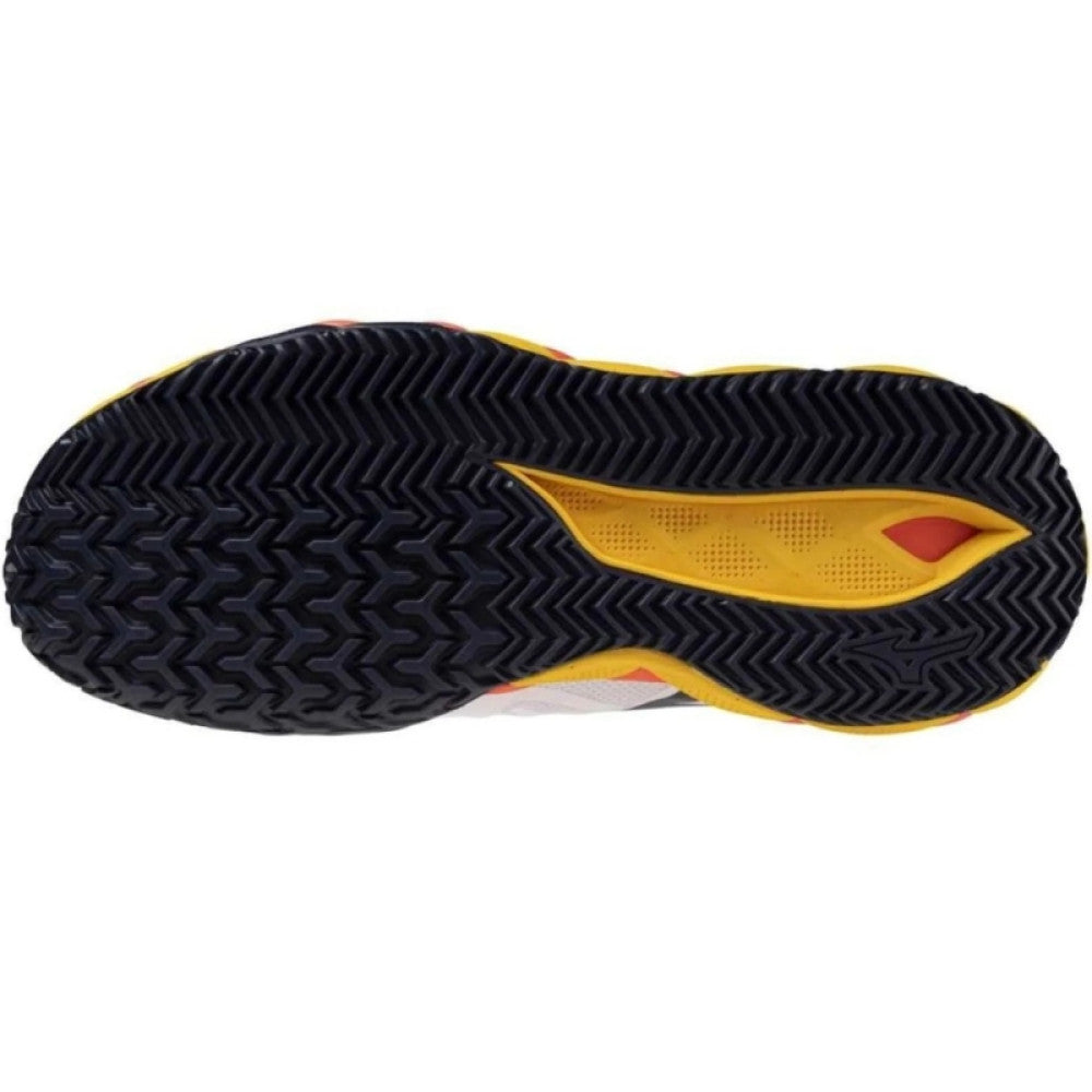 Mizuno Wave Enforce Tour 2 Sneakers Bianco Blu Corallo Argilla