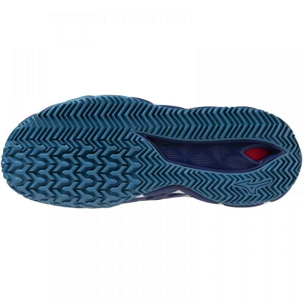 Sneakers Mizuno Wave Enforce Tour 2 Blu Argilla Bianco