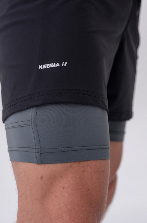 NEBBIA SHORT DOUBLE-LAYER 318