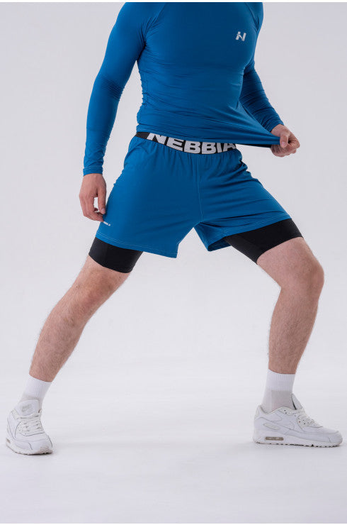 NEBBIA SHORT DOUBLE-LAYER 318