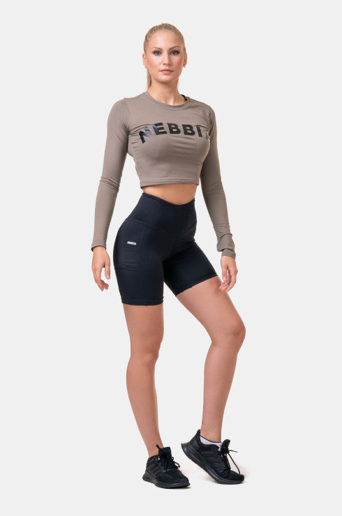 NEBBIA TOP MANICA LUNGA THUMBHOLE SPORTY 585