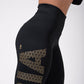 NEBBIA LEGGINGS GOLD PRINT 827