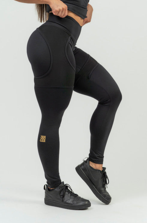 NEBBIA LEGGINGS INTENSE MESH 838 GOLD