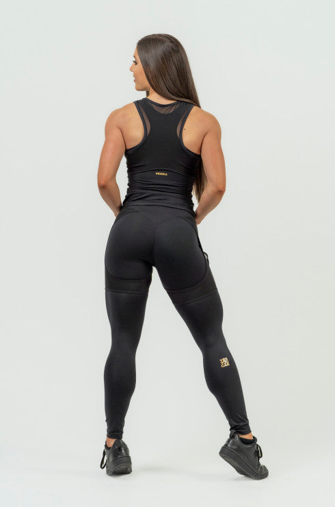 NEBBIA LEGGINGS INTENSE MESH 838 GOLD