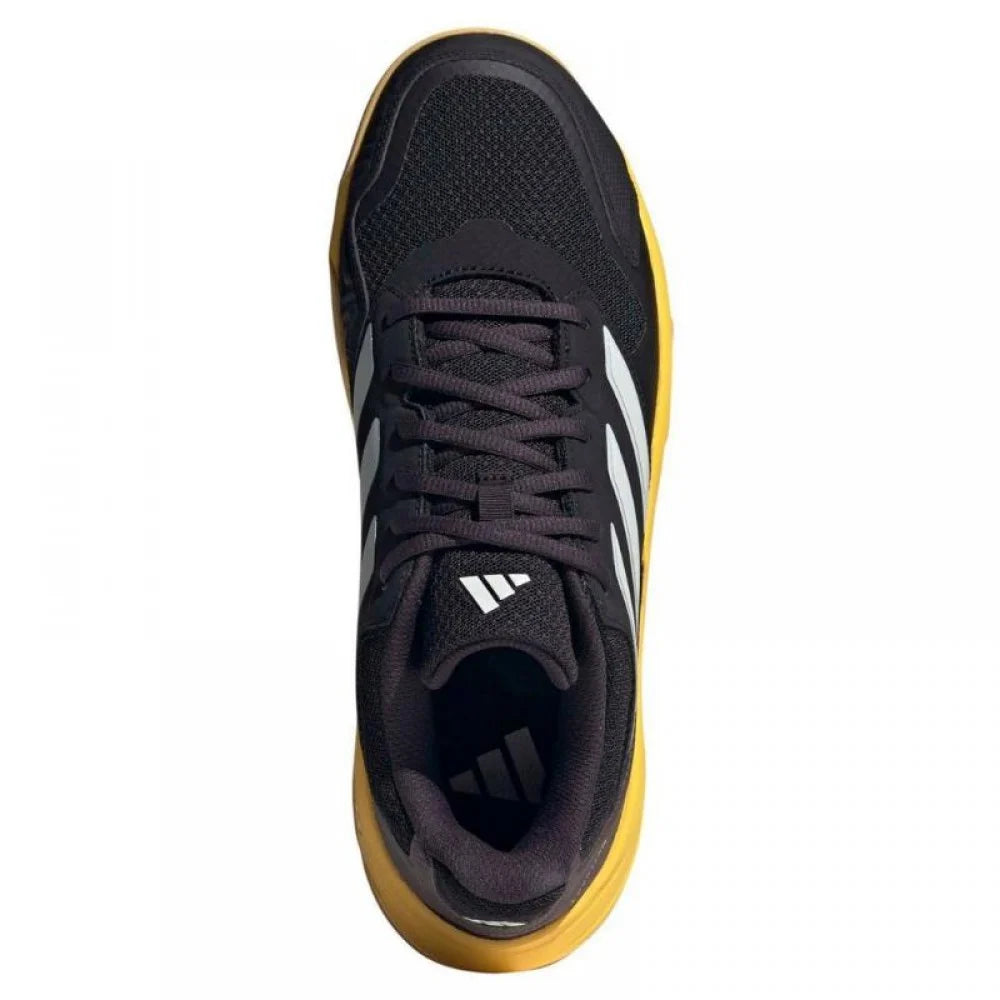 Adidas CourtJam Control 3 Nero Argento Arancia Scarpe