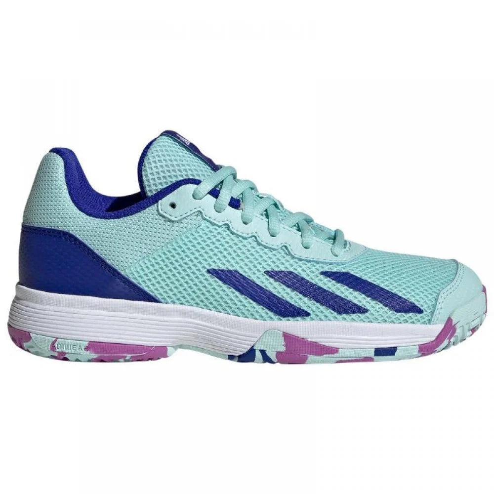 Adidas Courtflash Aqua Viola Blu Junior