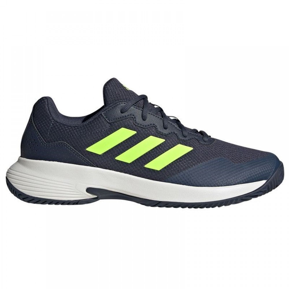 Adidas GameCourt 2.0 Blu Scuro Lime Bianca