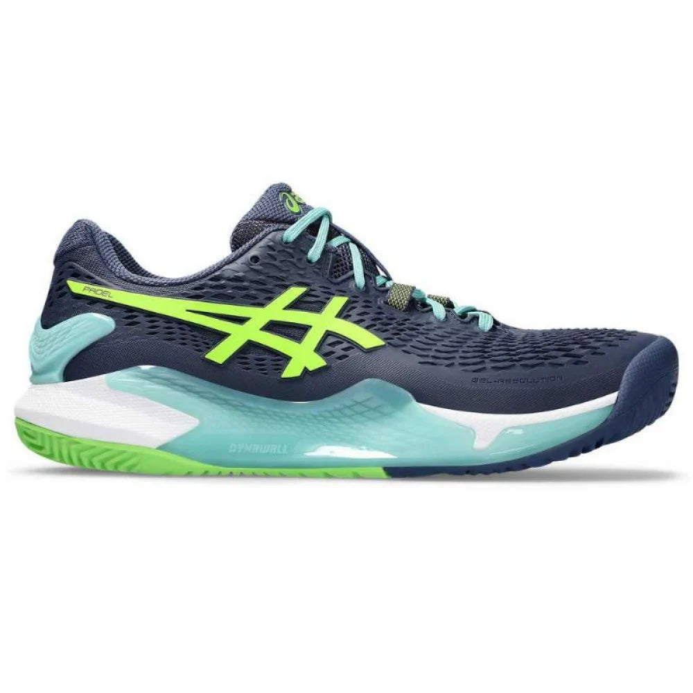 Asics Gel Resolution 9 Padel Blue Lime