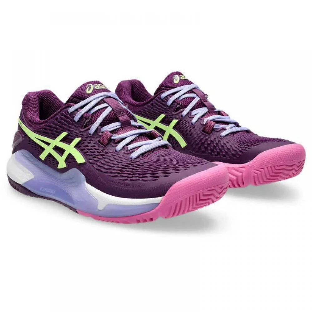 Asics Gel Resolution 9 Padel Intense Lime Donna