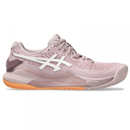 Asics Gel Resolution 9 Rosa Bianco - TERRA BATTUTA