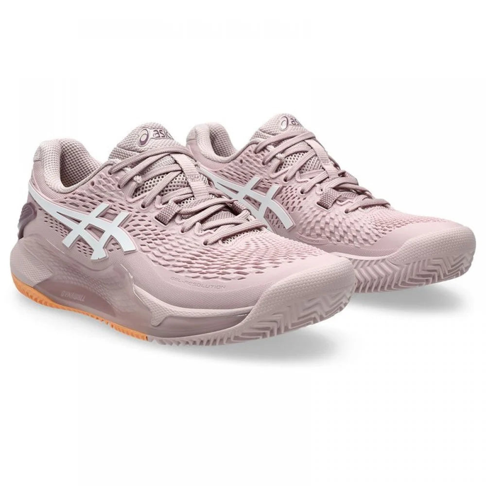 Asics Gel Resolution 9 Rosa Bianco - TERRA BATTUTA