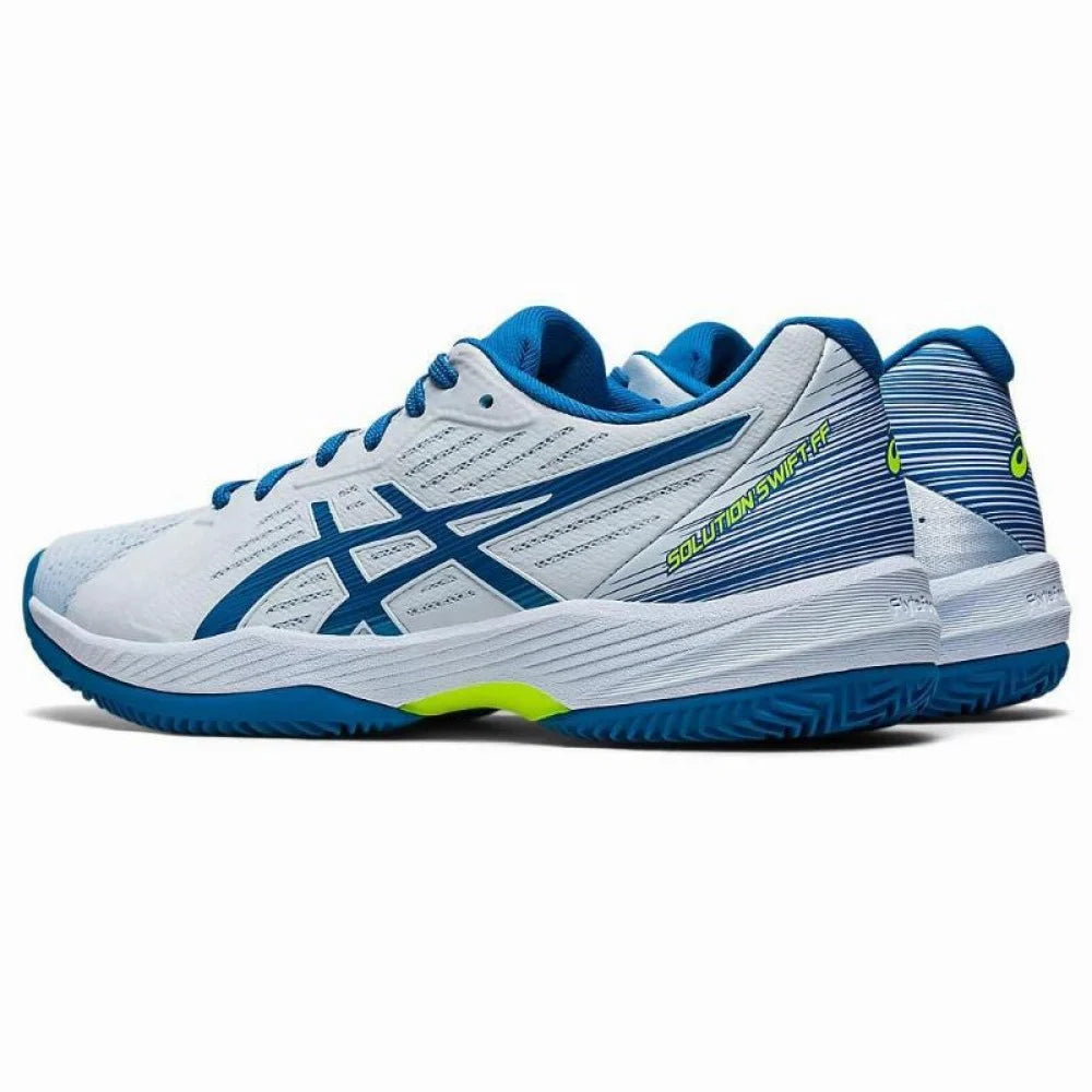 Asics Solution Swift FF Clay Bianco Blu Cielo Donna