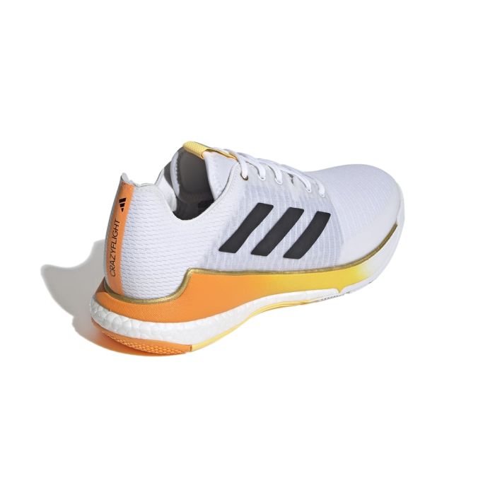 ADIDAS CRAZYFLIGHT BIANCO/ARANCIO