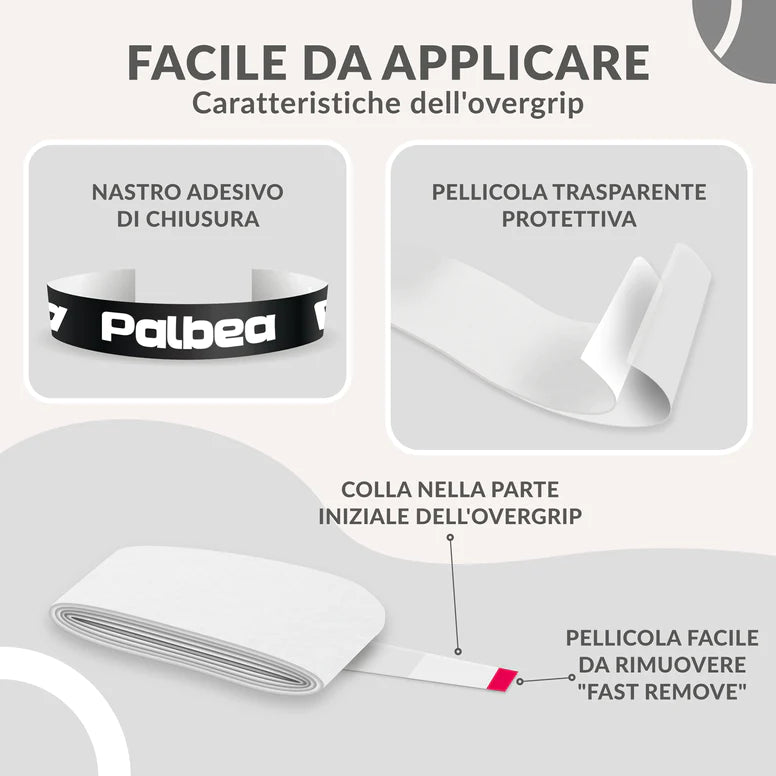 PALBEA OVERGRIP CONFEZIONE DA 3 PEZZI