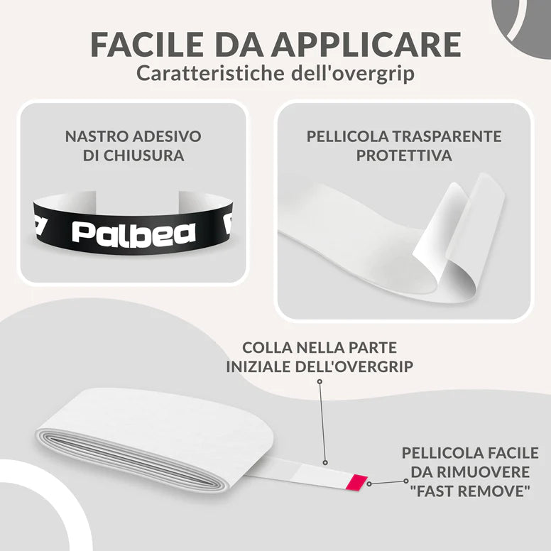 PALBEA OVERGRIP CONFEZIONE 22 PEZZI