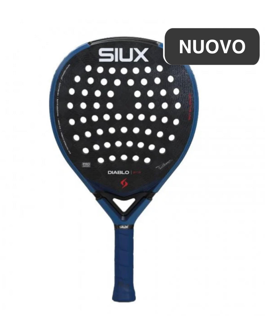 Racchetta Siux Tino Libaak Diablo Pro 2026 Blu Reale