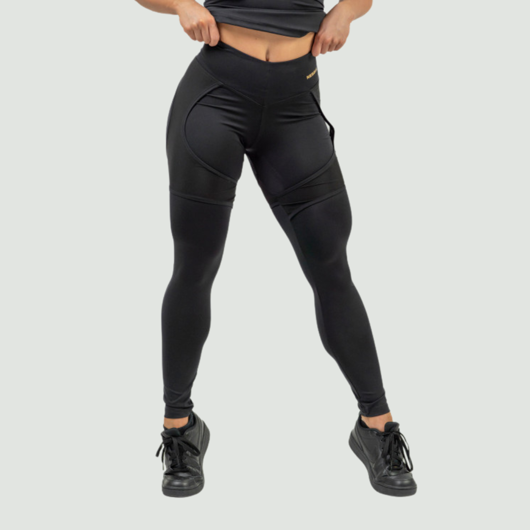 NEBBIA LEGGINGS INTENSE MESH 838 GOLD