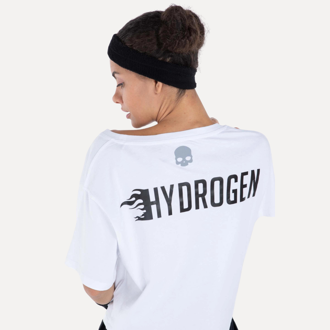 HYDROGEN T-SHIRT CROPPED SUPERFAST TEE