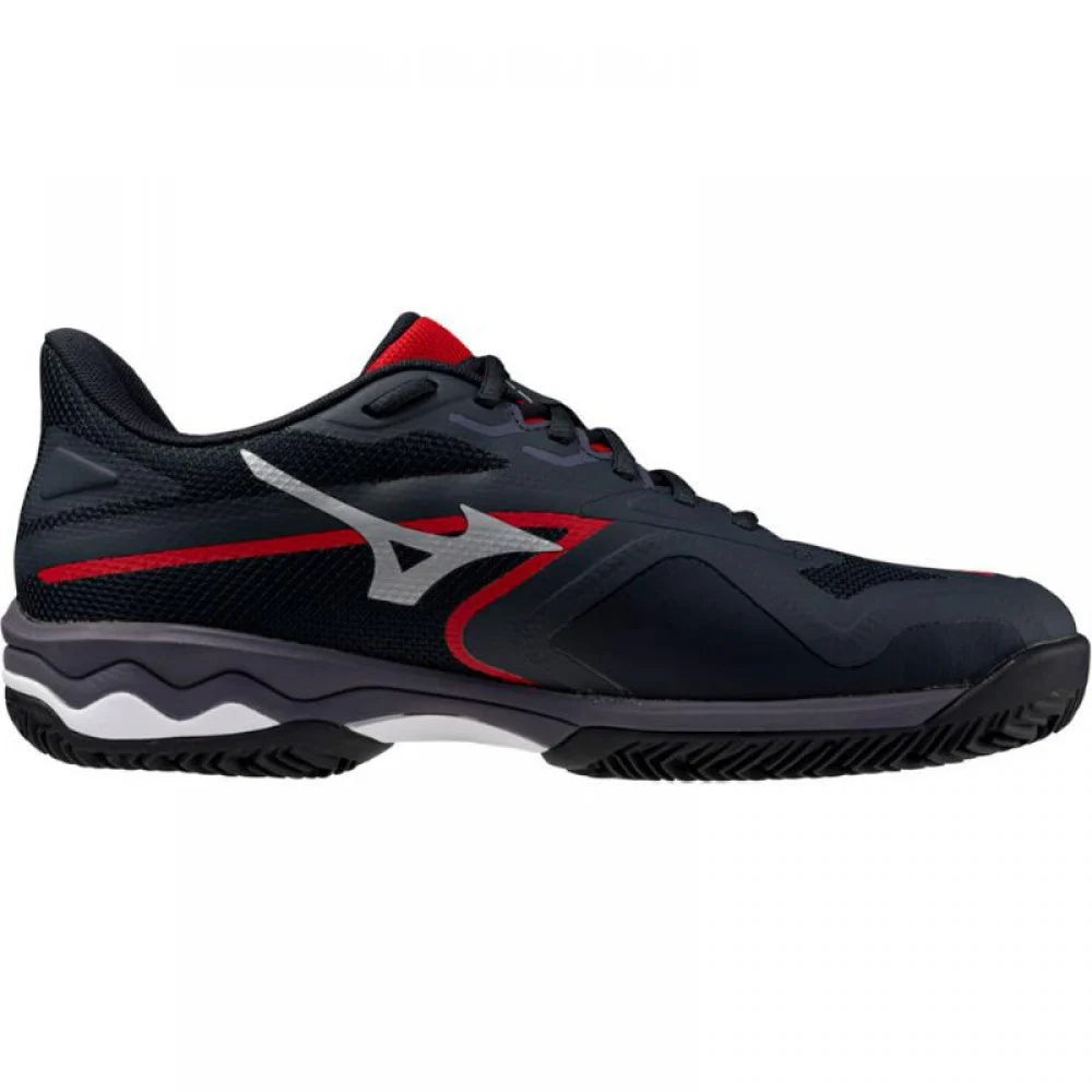 Mizuno Wave Exceed Light Light 2 Padel Nero Bianco Rosso