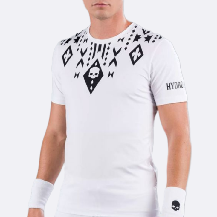 HYDROGEN T-SHIRT TRIBAL TECH WHITE