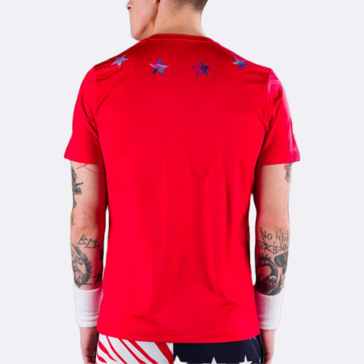 HYDROGEN T-SHIRT STAR TECH RED