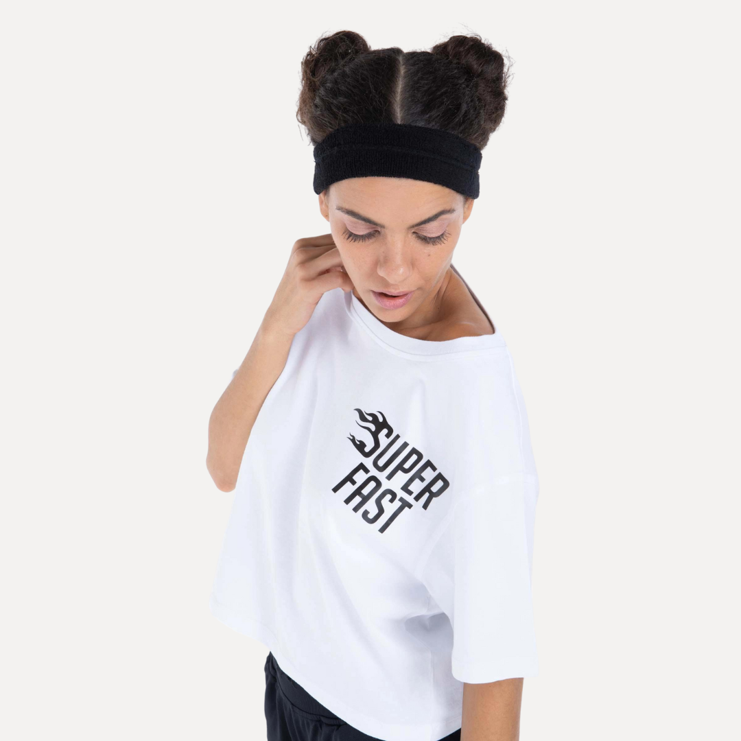 HYDROGEN T-SHIRT CROPPED SUPERFAST TEE