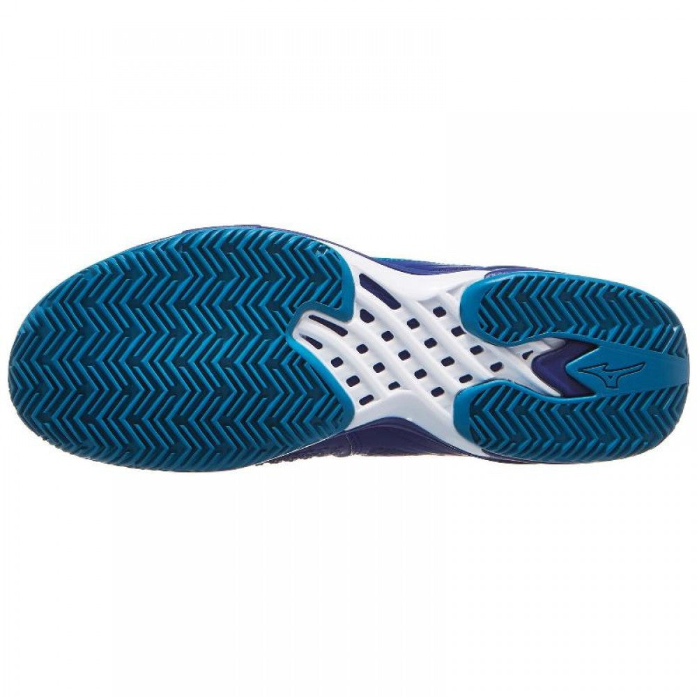 Mizuno Wave Exceed Tour 6 Sneakers Blu Scuro Bianco Argilla