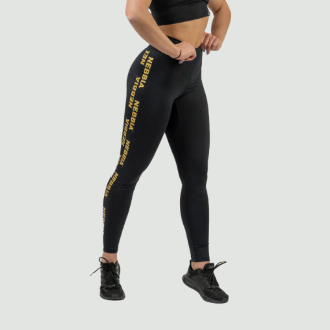 NEBBIA LEGGINGS INTENSE ICONIC 834 GOLD