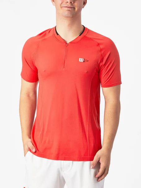 WILSON X BELA SEAMLESS ZIP 2.0 T-SHIRT