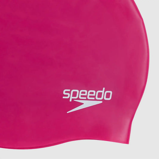 SPEEDO Pink shaped silicone cap