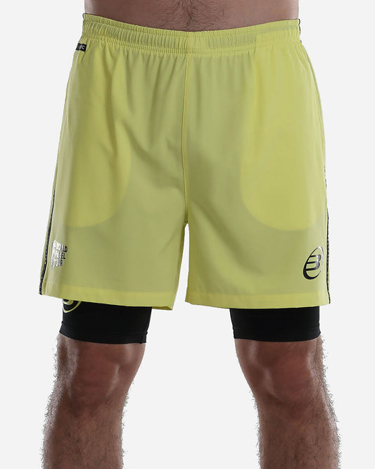 BULLPADEL SHORT LIRIO WPT YELLOW